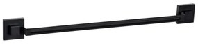 WENKO 71445800 - VACUUM-LOC QUADRO ED törölközőtartó rúd, 60,5x6 cm, fekete