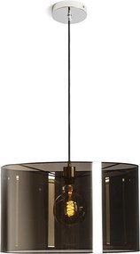 RENDL R13748 FANCY Ernyős Függesztett Lámpa FüstfóliaIP20