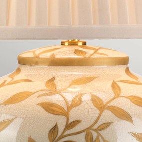 Elstead Lighting Leaves Brown Gold LEAVES-BR-GL-TL Asztali lámpa 1x60W/E27