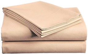 Pamut lepedő LUX bézs 200x220 cm