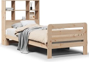 vidaXL tömör fenyőfa ágy matrac nélkül 90 x 200 cm