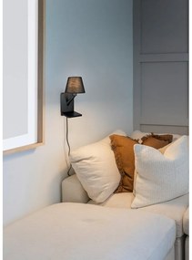 Matt fekete fali lámpa Comfort – Trio