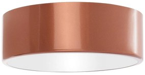 Mennyezeti lámpa CLEO 1xE27/24W/230V átm. 20 cm réz