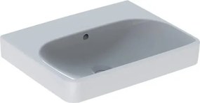 Geberit Smyle Square mosdó 55x44 cm fehér színben fényes felülettel csaptelep nyílás nélkül 501.574.00.1