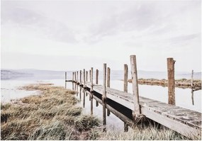 Fotótapéta Híd Természet Tó Tájkép 416x254