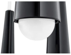 Argon 2103 - Csillár zsinóron HOLLYWOOD 5xE14/7W/230V fekete