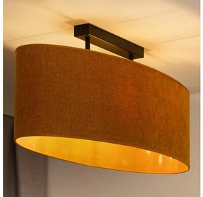 Duolla - Felületre szerelhető csillár OVAL 2xE27/15W/230V barna