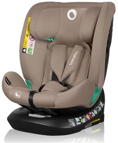 Lionelo - Forgatható autós gyerekülés alappal BASTIAAN ONE i-Size 40-150 cm bézs homok