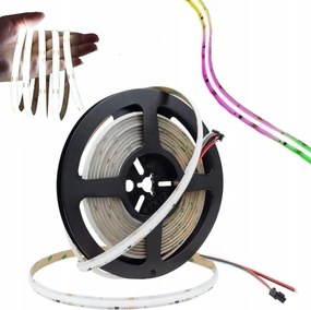 Led szalag Digitális Folyó 12V Pontmentes Cob Színes Rgb 480LED/1m 5M