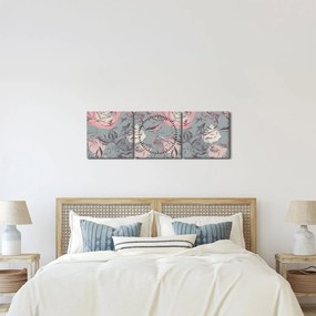 Kép - Rózsák (órával) (90x30 cm)