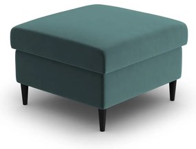 Petróleum színű bársony lábtartó Kyoto – Cosmopolitan Design