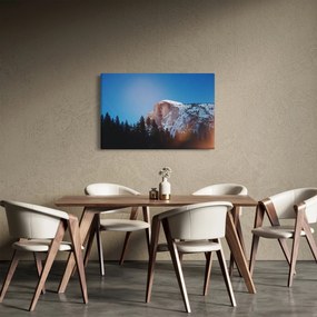Kép - Éjszakai hegycsúcs (90x60 cm)