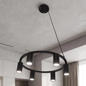 BRILAGI - Kábeles függeszték SELE 6xGU10/30W/230V fekete