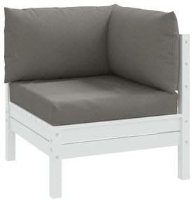 3 db melange sötétszürke szövet raklappárna