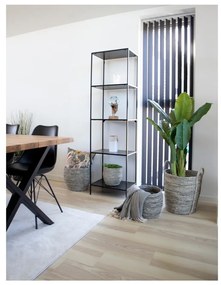 Vita Shelf fekete könyvespolc, 51 x 170 cm - House Nordic