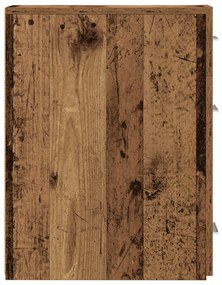 Patikárium Szekrény Régi Fa 20x45,5x60 cm Műszaki Fa