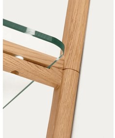 Natúr színű üveg moduláris polcrendszer 110x202x30,5 cm Sitra – Kave Home