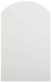 ívelt üvegtükör LED-lámpákkal 60 x 40 cm