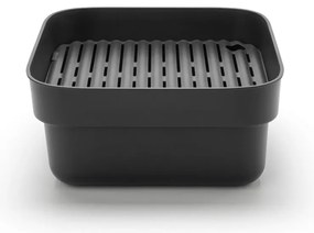 Sötétszürke műanyag mosogató tál csepegtetővel SinkSide – Brabantia