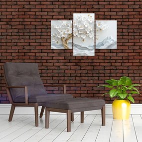 Kép – 3D elegáns életfa (90x60 cm)