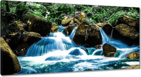 Festmények 115x55 Hegyi vízesés