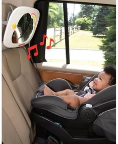 Skip Hop - Gyermek autó visszapillantó tükör LINING CLOUD 3xAA