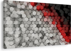 Kép - 3D hatszögek (90x60 cm)