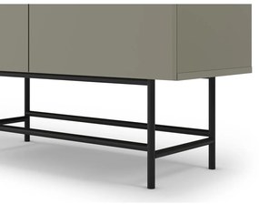 Zöldesszürke szekrény 100x128 cm Eldia – Marckeric