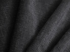 Sötétszürke kárpitozott ágyneműtartós egyszemélyes ágy ágyráccsal 90x200 cm Kaelle – Micadoni