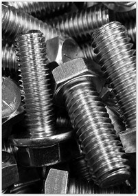 Poszterek 70x100 Csavarok Fém