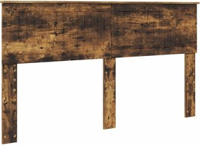 vidaXL Fejtámla Füstölt tölgy 160 cm Faanyag