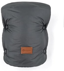 PETITE&MARS - 3v1 fusak JIBOT + rukávníky JASIE, šedý, dětský set