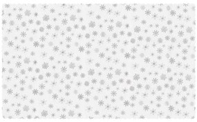 Karácsonyi abrosz SILVER STAR 140x220 cm, fehér
