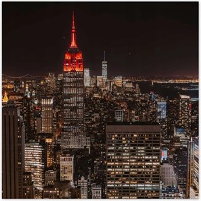Poszterek 100x100 New York felülnézet
