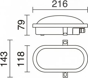 Novolux FAR 107J-L0212B-01 Süllyesztett mennyezeti lámpa 1x12W/LED 840LM IP54