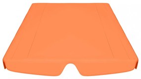 narancssárga csere ponyva kerti hintaágyhoz 188/168x145/110 cm