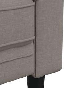 tópszínű 3 személyes szövet Chesterfield kanapé