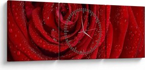 Kép - részlet a rózsáról (órával) (90x30 cm)