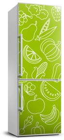 Matrica hűtőre Zöldség és gyümölcs FridgeStick-70x190-f-62856901