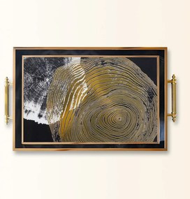 Üveg tálca, 38×24 cm – TPA9767