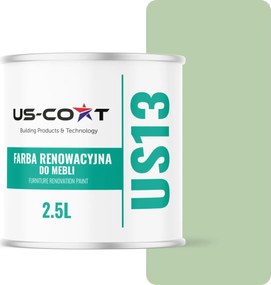 Konyhabútor Festék Szekrényfrontok Zöld Pasztell RAL6019 Matt 2,5L