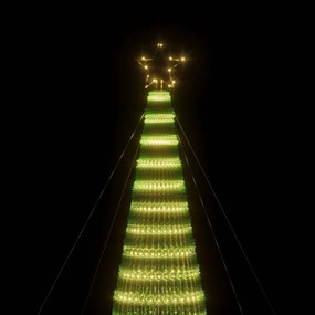 meleg fehér LED karácsonyfa 1544 LED 500 cm