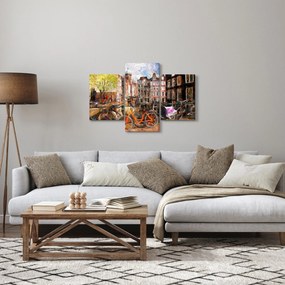 Kép - Amszterdam, festészet (90x60 cm)