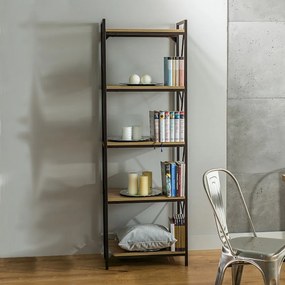 Tablo R5 180cm Könyvespolc Tölgy - Sötétbarna