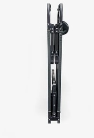 Összecsukható kemping nyugágy matraccal szürke