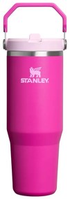 Rózsaszín rozsdamentes acél termosz 890 ml The IceFlow™ Flip Straw 2.0 Cherry Blossom – Stanley