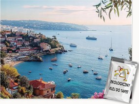 Fotótapéta Tenger Város Hajók Tájkép Falra Hálószoba Nappali 200x140