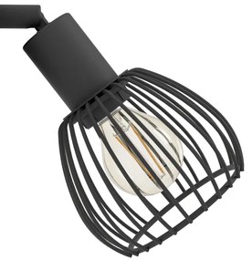 Eglo 901038 - Fali lámpa SONNINO 1xE14/40W/230V fekete