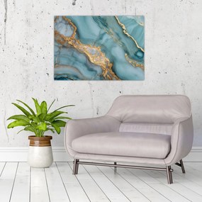 Kép - Türkiz márvány (70x50 cm)