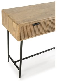 Natúr színű mangófa konzolasztal 38x100 cm Mundra – MOME